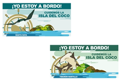 Stickers Isla del Coco